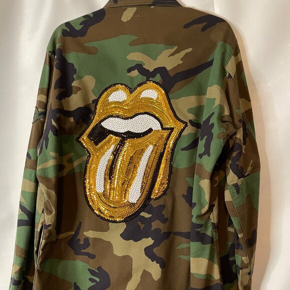 ROLLING STONE Repurposed Military AIR FORCE JACKET - Picture 1 of 5